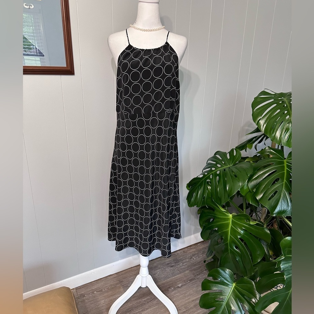 🛍️New York & company straps shoulder dress with back zipper excellent condition